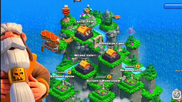 Upgrading to Capital peak lvl 3 (Clash of Clans)