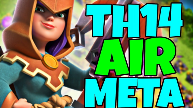 AIR ATTACK TH14 | TH14 ATTACK STRATEGY | CLASH OF CLANS