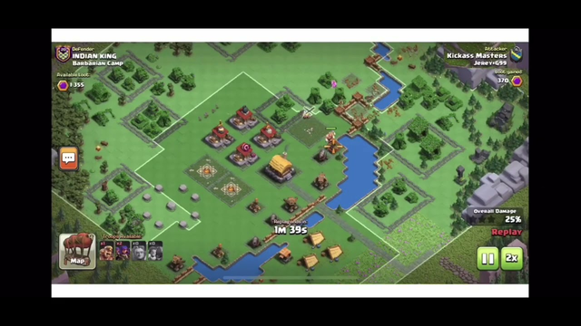 CLASH OF CLANS Nearly taking out a Capital Hall Level 2 in one go! #supercell #new #clashofclans