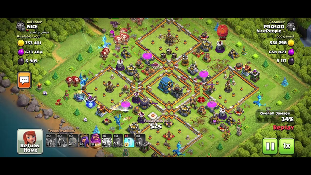 Almost 40 Lakhs Loot With 3 Stars | Clash of Clans | Simple Strategy Heavy Loot & 3 Stars | COC