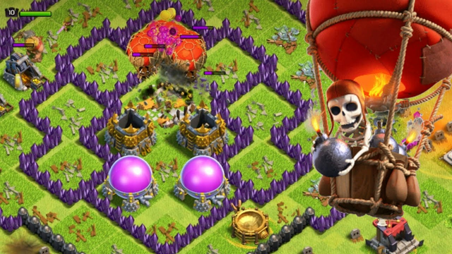 3 Star Attack with Archer and Ballon level 5 Clash of Clans