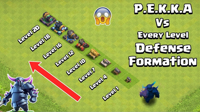 Every Level Defense Formation | Clash of Clans