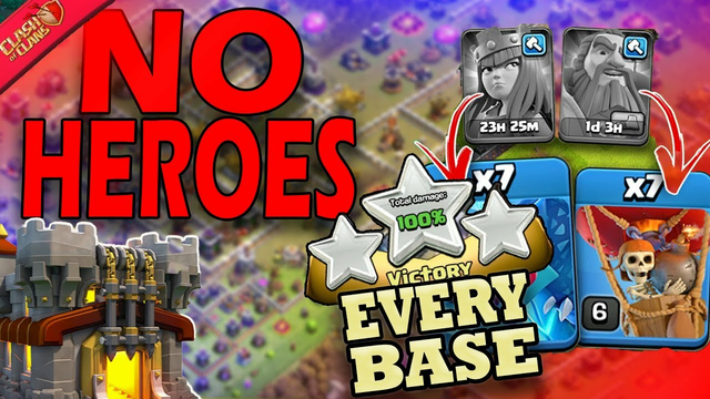 Tips! TH11 Attack Without Heroes | Th11 Attack Strategy - Clash of Clans