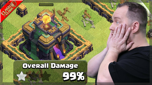 The Closest 99% 1 Star in Clash of Clans HISTORY!