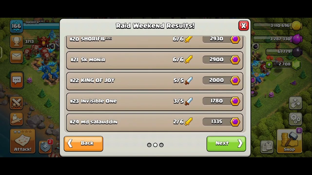 Raid weekend Results ! Free!!!! active clans for,,,,,,, BANGLADESH,,,,,, Clash of Clans