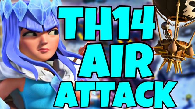 TH14 AIR ATTACK | TH14 ATTACK STRATEGY | CLASH OF CLANS |