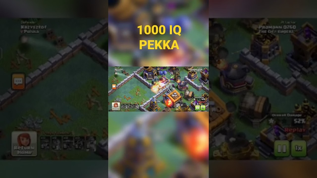 high IQ pekka | Clash of clans.   #coc #clashofclans #supercell #subscribe #1000iq