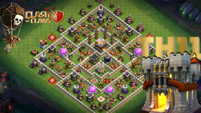 TH 11 Base layout || TH 11 farming base || Clash of clans || Game On