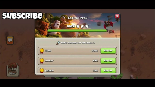Back to Back 3 star in Clan Capital Raid | Clash of Clans |