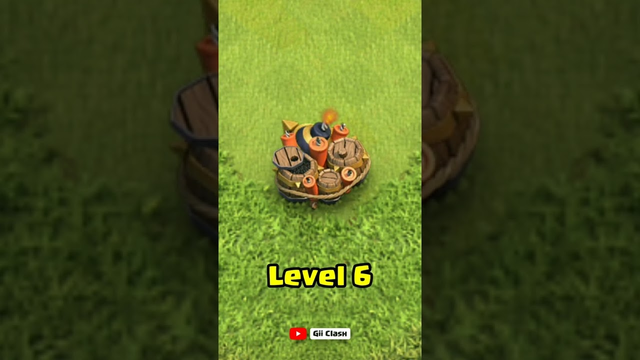 Level 1 to Max Level Giant Bomb - Clash of Clans
