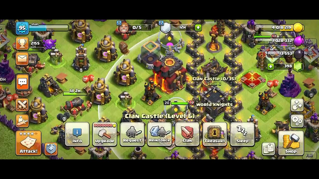 clash of clans COC builder base high definition defeat and town hall 7 and raid progress