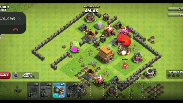 Balloon + Giant attack | Town hall 5 | Clash of Clans | GameZone MT