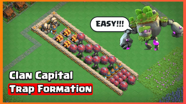 Every Troops VS Traps Formation | Clan Capital Edition | Clash of Clans