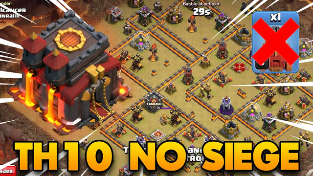 TH10 NO Siege Strategy 2022 !! TH10 Queen Walk Strategy | Clash Of Clans