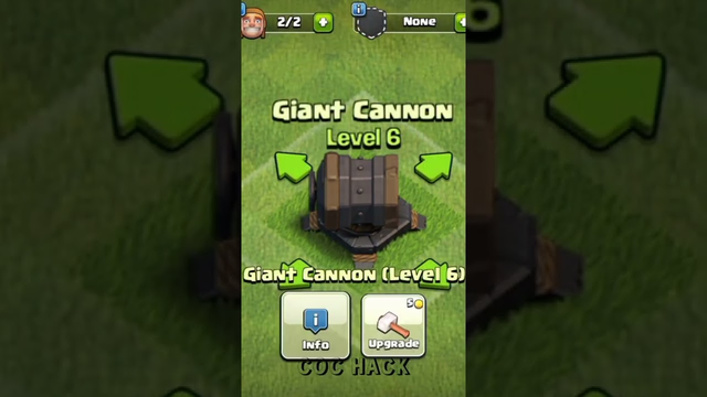 Giant cannon Level 1 to Max - Clash of clans