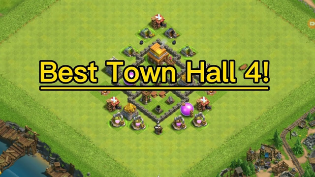 Best Town Hall 4 Base in Clash of Clans! (Tested)