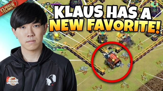 KLAUS favorite NEW attack uses a WALL WRECKER! Clash of Clans