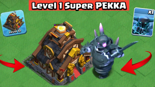 How STRONG is Level 1 Super PEKKA in Clan Capital | Clash of Clans