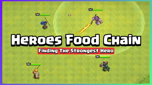 Heroes Food Chain | Clash of Clans