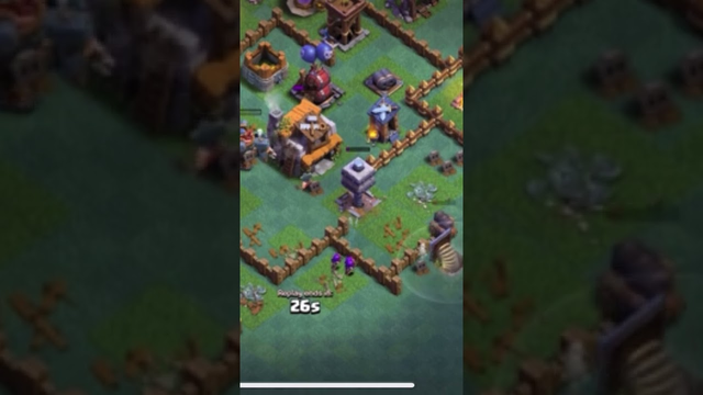 Awesome Trick shot in Clash of Clans