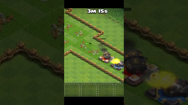 Invisible Troop VS All Cannon Levels | Clash Of Clans | #shorts