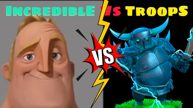 Mr incredible meme vs Troops - Clash of clans