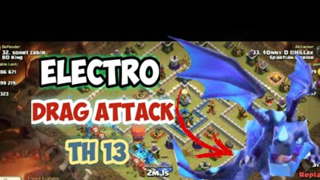 ELECTRO DRAGON ATTACK strategy in Clash of Clans! 3star