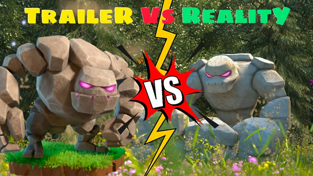 Trailer vs Reality - Clash of clans