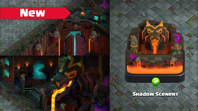 *New* Shadow Scenery Review Clash of Clans | Town Hall | COC