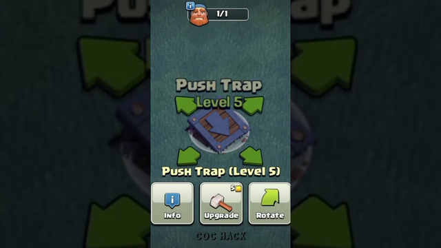 Push trap Level 1 to Max - Clash of clans