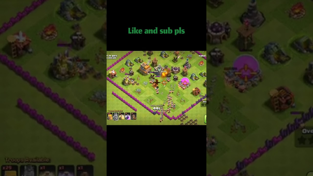 clash of clans 200 barbarians level 5 vs town hall 7