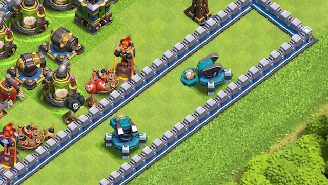 clash of clans the all town halls upgrade only in 3 minutes