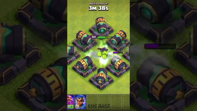 * MAX * Deadly cannon vs Heroes - Clash of clans