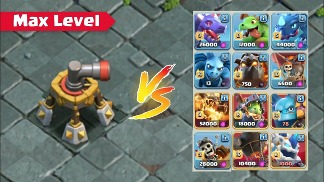 *Max* Air Sweeper vs All Max Troops - Clash of Clans | Town Hall | COC