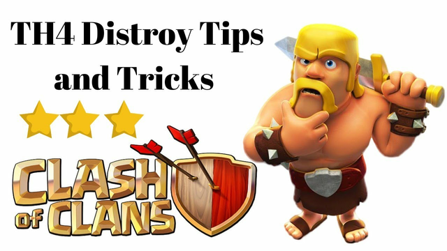CLASH OF CLAN ATTACK STRATAGY | THOUNHALL 4 DISTROY TIPS AND TRICKS | #clashofclans