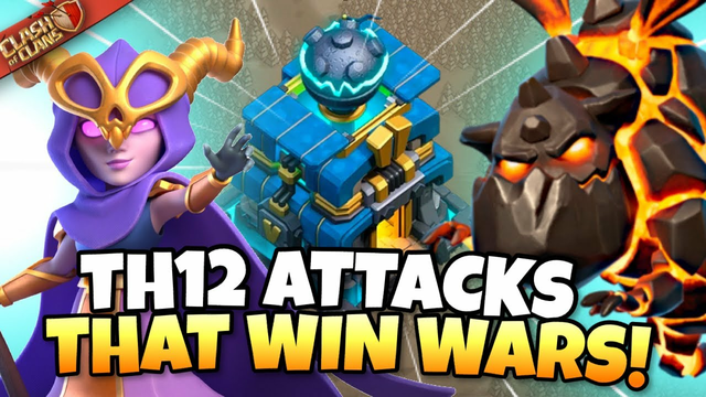 We use THESE TH12 attacks to WIN WARS! Best TH12 Attack Strategies | Clash of Clans