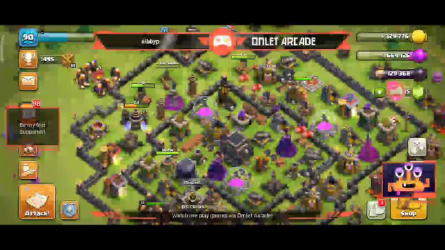 CLASH OF CLANS war day 1