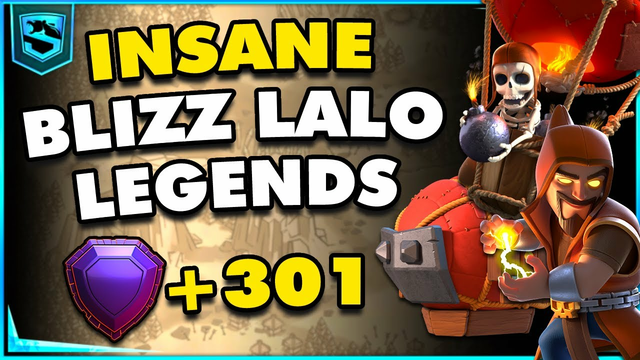 Insane Blizzard Lavaloon in Legends League! +301 Trophies - Clash of Clans