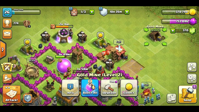 My th6 base (clash of clans).