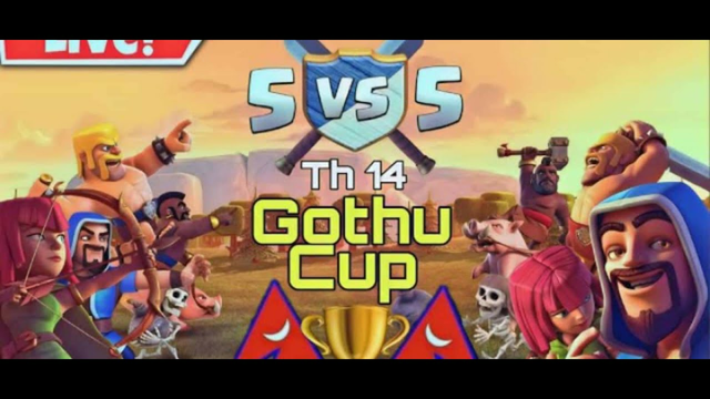 English Clash Of Clans :gothu Cup Playoffs Round 5 Livestream
