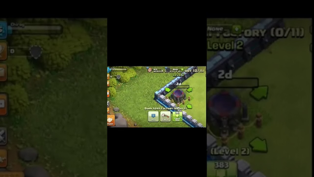 Maxing Dark Spell Factory In Clash of clans #shorts #coc #clashofclans #youtubeshorts #viral