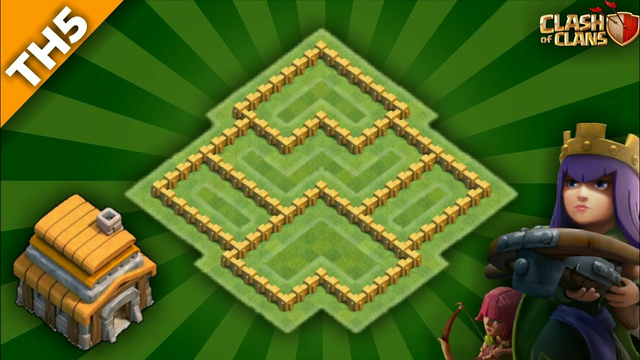 THE BASE ULTIMATE TH 5 HYBRID/TROPHY base 2022!! | clash of clans