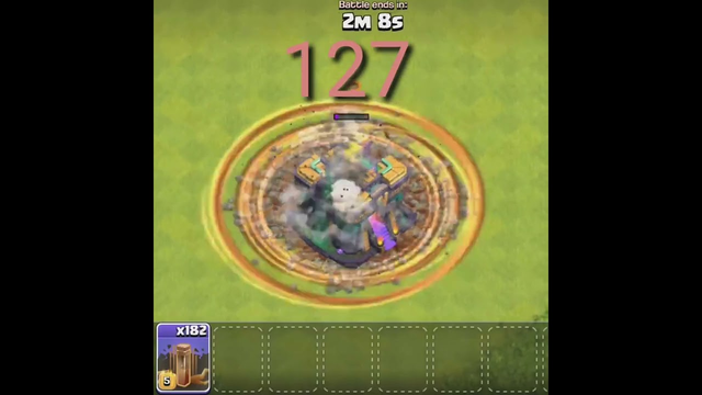 How many Earthquake Spells are needed to destroy the Max Th Clash of Clans? #coc #clashofclans