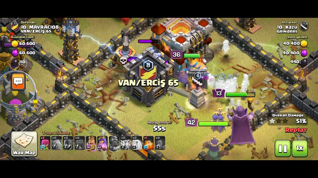 Clash of Clans - Zap Quake GoWitch Attack
