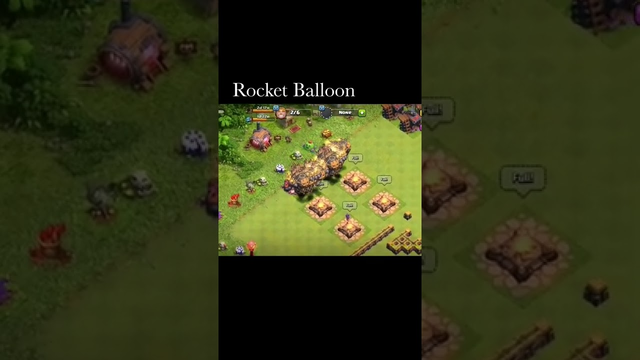 Rocket Balloon|Super Troops|Clash of clans|Assam Rhino Gaming Yt