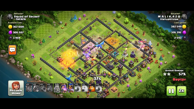 Clash of Clans Th14 100% attact||Fully Destruction of Th14 #coc #clashofclans