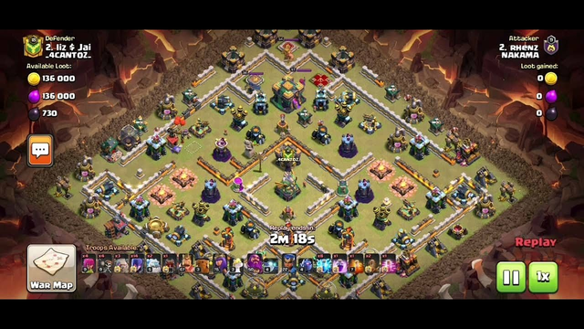 CLASH OF CLANS CAPITAL CLAN RAID / ATTACK TIPS/ NAKAMA VS 4CANTOZ #supercell #mobilegame
