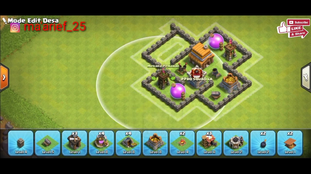 NEW Base Town Hall 4 (TH4) || COPY LINK || CLASH OF CLANS