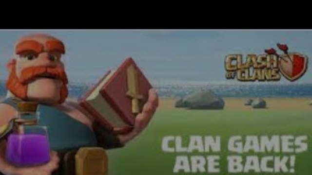 Clash of clans | clan games return | town hall 8 an 13 attacks |
