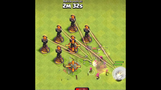 Inferno vs queen+5healer -Clash Of Clans (coc)#shorts #clashofclans #coc #viral #viralshorts